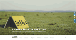 Desktop Screenshot of langersportmarketing.de