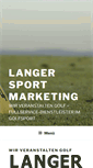 Mobile Screenshot of langersportmarketing.de